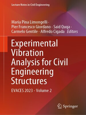 cover image of Experimental Vibration Analysis for Civil Engineering Structures